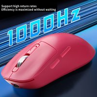 Tri-mode Superlight Mouse Bluetooth-compatible 2.4G Wireless Gaming Mouse Flagship Chip Gaming Sensor 6 Adjustable DPI for Offic