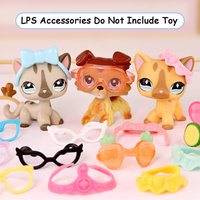 10pcs Minilpsshop Pet Shop Rare Random Glasses and Headwear Accessories Suitable For Animal Ornaments for lps