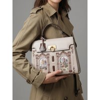 2026 new niche design luxury handbag advanced sense embroidery elf cat large capacity tote bag fashion large capacity retro cat
