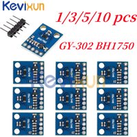10pcs/1pc GY-302 BH1750 BH1750FVI Light Intensity Illumination Module Digital Optical Intensity Illumination Sensor for Arduino
