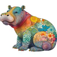Patterned Wooden Puzzle, Irregular Animal Shapes, Educational Toys, Best Holiday Birthday Gift