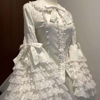 Spitzen-Shirt im Doll-Style für Lolita-Prinzessinnen, vielseitiges Langarm-Oberteil für den Sommer, süße Lolita-Unterwäsche