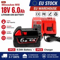 Hochleistungs-18V-18650-Lithium-Akku Kompatibel mit Milwaukee M18 48-11-1860 / 48-11-1850 / 48-11-1840 – Lieferung aus EU-Lager