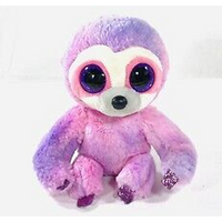 Ty Beanie Boos Plush Toy Purple Sloth Doll Animal Anime Collection