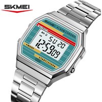 SKMEI 2514 Fashion Men's Electronic Watch Luminous Multifunction Clock Waterproof Calendar Alarm Clock Student Digital Watches