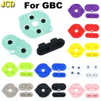 JCD 10 Set For Game Boy Color GBC Game Console Shell Housing Silicon A-B D-Pad Start Select Keypad Rubber Conductive Button