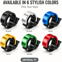 MTB Bicycle Bell Alloy Loud Sound Horn Cycling Handlebar Ring Bell Bike Replacement Parts