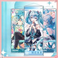 Miku Anime Peripheral Virtual Singer Room Decoration Scroll Canvas Wall Hanging Painting Kawaii Decor Poster Wall Art Gifts