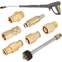 The New High Pressure Water Gun Quick Adapter Fits The Karcher Water Gun Adapter All Copper