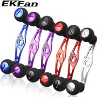 EKFan Fishing Handle Reel Aluminum Alloy Handle and EVA Knobs Suit For SHI & DAI Baitcasting Tackle Acessories