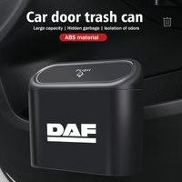 For DAF Car Trash Bin Door Hanging Storage Box Holder Garbage Can Organizer Auto Accessories XF XG CF LF CF VAN 106XF CF85