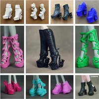 Monstering Doll 1/6 Scale DIY Dressing Shoes Sandals Boots Collectible Doll Parts Decorative Footwear for Dolls