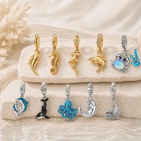 Charms 925 Sterling Silver Ocean Adventure Series Pendants Fit Original Bracelet Women DIY Fine Birthday Luxury Jewelry Gifts