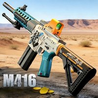 M416 Electric Soft Bullets Toy Gun Auto Rifle Outdoor CS Shooting Games Education Toy for Boys Adults Gifts