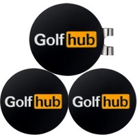 3 pcs Golf Hub Design Golf Ball Markers Hat Clip 3Pack Choose Your Golf Gift Set Golf Marker Magnetic Hat Clips Funny Golf Gifts