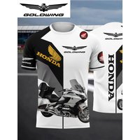 AliExpress Honda honda gold wing quick-dry breathable short-sleeve sports fashion T-shirt for cycling enthusiasts, men and women, mountain off