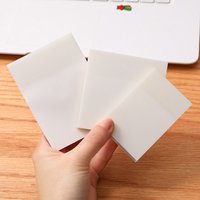 Wholesale 250Sheets Creative PET Transparent Notes Stickers Note Waterproof Notepads - School Stationery & Office Supplies