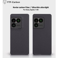 YTF-Carbon Magnetic Case For Sony Xperia 1 VIII Aramid Carbon Fiber Cover For Magsafe Xperia 1 VIII Cover Mobile Phone Accessori
