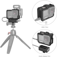 SmallRig 3083C Full Cage Action Camera Protection Frame for GoPro Hero 13 / 12 /11 / 10 / 9 Black