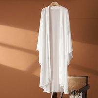 Long Thin Summer Shawl Women's Outerwear Cardigan Air Conditioning Sun Protection Fashionable Anti-Aging Hanfu Style