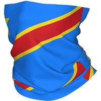 National Flag Democratic Republic of the Congo Bandana Neck Cover Printed Mask Scarf Cycling Scarf Outdoor Sports Unisex Adult