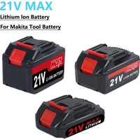 18V 20V 21V High-Power Rechargeable Lithium Ion Battery with Charger for Makita BL1830 BL1840 BL1850 Power Tool Battery