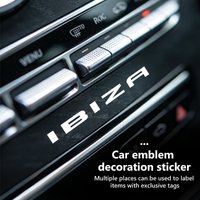 Car Logo Emblem Rear Trunk Stickers Badge Accessories For Seat Leon Ibiza Toledo Mk3 Mk2 FR Cupra Formentor Alhambra