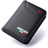 for Ducati 796 795 821 Monster 696 400 Leather Car Badge Wallet Credit Card Photo Storage Purse Money Bag Motorcycle Accessories