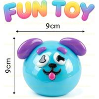 &**||*2027!Smushers Curiosities Dog Face Swap Squishy Toy Soft Moldable Cute Slow Rising Squeeze Sensory Toy