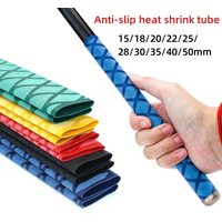 AliExpress FAMCDI 5 colors 1M 15/18/20/22/25/28/30/35/40/50mm Non-slip heat shrink tube for fishing rod/racquet/bicycle handles/tripod DIY