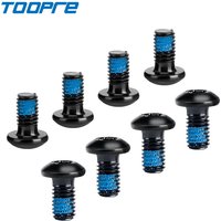 100pcs Bicycle Mountain Bike Plum Blossom Hexagon Socket T25 Disc Brake Disc Screw Road Bike Disc Brake Disc Screw M5*10