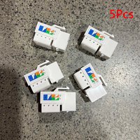 5Pcs CAT6 RJ45 110 Punch Down Keystone Computer Module Network Ethernet Jack