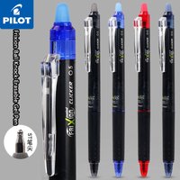 Pilot Frixion BLRT-FRP5 Erasable Gel Pen,0.5mm Retractable FriXion Ball Knock,Thermal Erasable Ink Pen for Note,Planner,Homework