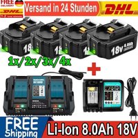 Für Makita 18V Batterie 8000mAh Ersatz Batterie Kompatibel Für Makita BL1830 BL1850 BL1840 BL1840B BL1850B BL1890 Power Tools