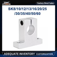 SK8 SK10 SK12 SK13 SK16 SK20 SK25 SK30 SK35 SK40 SK50 SK60 High Quality Shaft Support Linear Shaft Support Linear Rod CNC Router