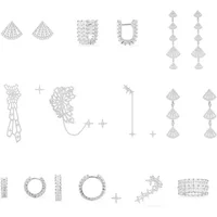 LI KI High Quality 925 Sterling Silver 2021 New Fan-fringed Earrings Classic Jewelry Gift For Friends