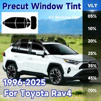 Precut Windows Tint Film Sun Blocking Protection Privacy Anti Shatter Glass 2Ply Film Tint Shade Kit for Toyota Rav4 1996-2025