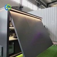 Customized Stainless Steel Outdoor Kitchen w/ BBQ Grill & Shed for Garden Patio Backyard Cooking Station