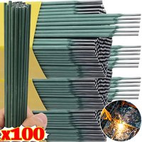 300x2mm Green Welding Rods Cored Wire Rod Solder Low Melting Point Coated Electrod Solder Universal Carbon Steel Weld Bar Stick