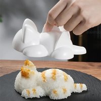 Cute Sushi Tools Rice Ball Molds Cat Animal Shape Sushi Kids Rice Mashed Potato Pumpkin Mash Baking Supplies Kitchen Gadgets