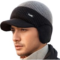 AliExpress WRELS Winter Thermal Ear Protection Knit Baseball Cap Warm Hat Windproof Men Women Outdoor Sports Fleece Block Hats With Ear Flap
