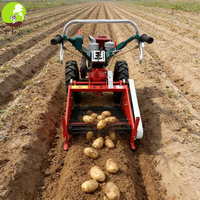 Potato Harvesting Machine Mini Sweet Potato Harvester Tiller Mini Tractor Potato Harvester