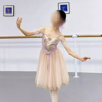 Long Romantic Ballet Tutu Girl Women Ballet Costume Performance Ballet Dance Dress Girls Tutu Skirts Tulle Dance Wear