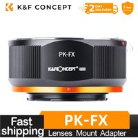 K&F CONCEPT PK to FX High-precision Camera Lens Adapter Ring For Pentax K PK Lens to Fuji Fujifilm X-Series Camera Mount Adapter