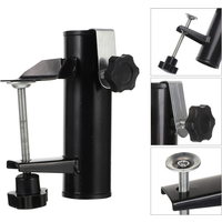 Umbrella Holder Beach Fixing Rack Clamp for Balcony Patio Outdoor Stand Parts Courtyard Black Fixed Clip