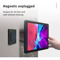 Magnetic Tablet Wall Charger Stand For iPad Bracket Holder Tablet Magnet Wireless Wall Charging Socket for Apple IOS Android Kit
