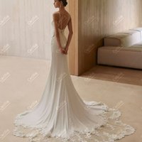 Gorgeous Wedding Dresses Glamorous Bridal Gowns Lace Appliques Sweep Train Robes For Formal Party Vestidos De Novia Customized