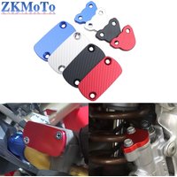 Motorcycle CNC Front Rear Brake Fluid Reservoir Cap Cover For HONDA CR 125R 250R CRF 150R 250R 250X 450R 450X 250RX 250F 02-23