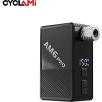 800 mAh Battery Mini Electric Pump Portable Pocket Bike Cordless Tire Inflator With Screen Fast Charging 150 PSI CYCLAMI AM6 Pro