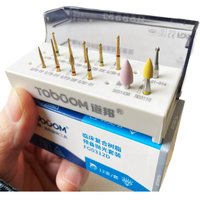 TOBOOM FG0312D Dental Burs Used for Clinical Composite Resin Preparation Polishing Set